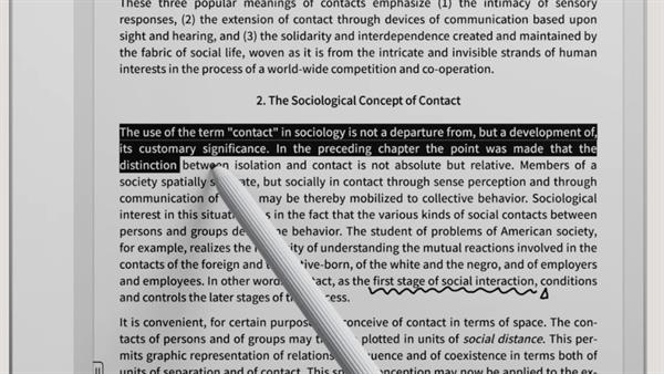 eBookReader Onyx BOOX Note Max tekst highlight